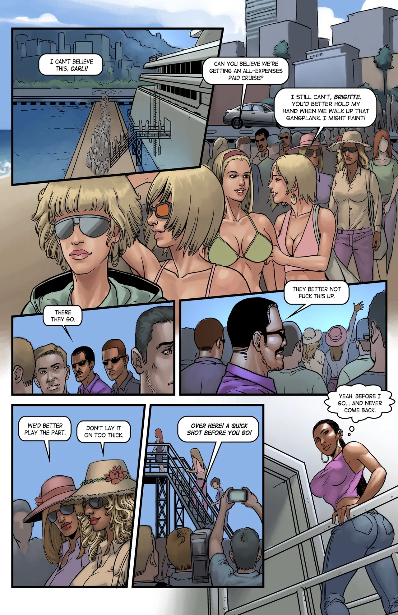 Sex Boat porn comic picture 4
