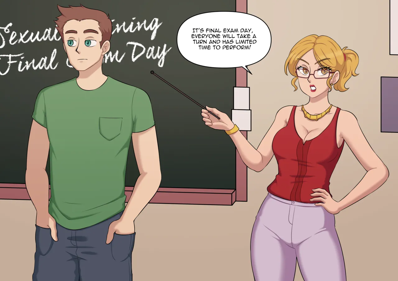 Sex Class Exam porn comic picture 2