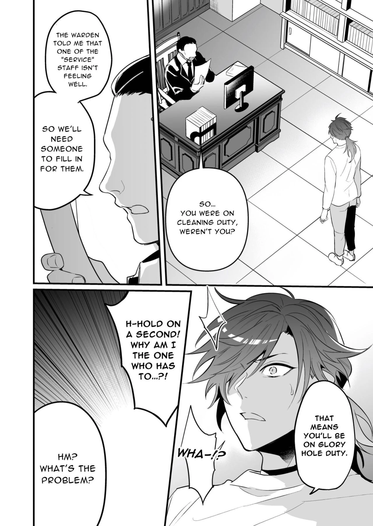 Sexual Punishment ~Ass in the Wall Janitor | Seiteki Choubatsu Kabeshiri Seisouin Hen porn comic picture 25