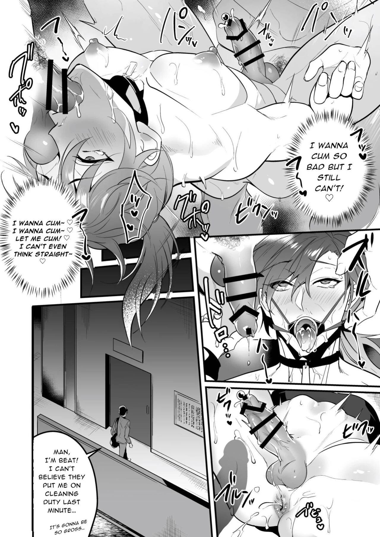 Sexual Punishment ~Ass in the Wall Janitor | Seiteki Choubatsu Kabeshiri Seisouin Hen porn comic picture 39