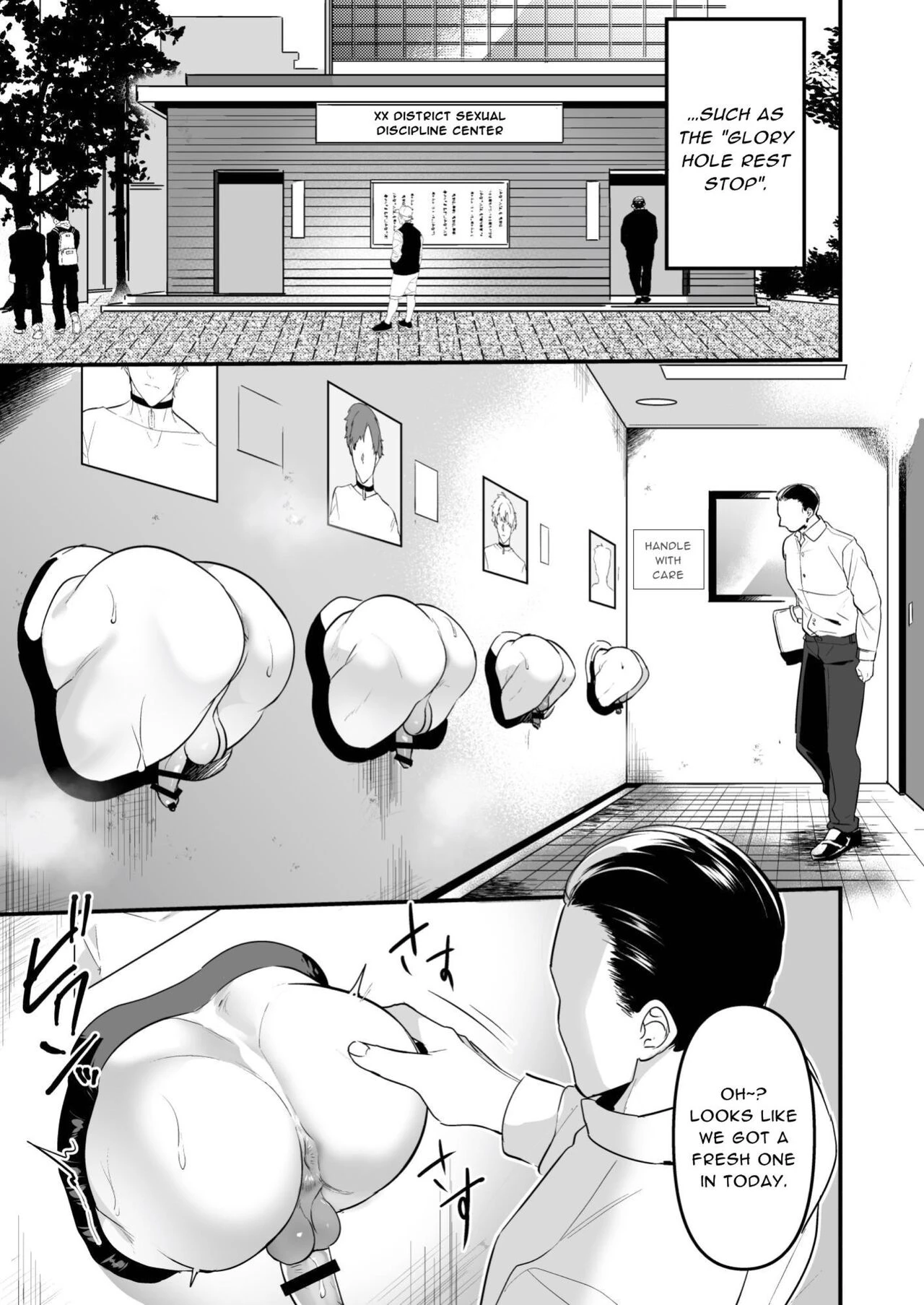 Sexual Punishment ~Ass in the Wall Janitor | Seiteki Choubatsu Kabeshiri Seisouin Hen porn comic picture 6