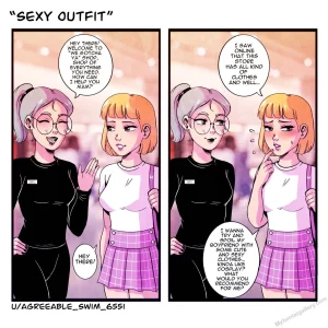 Sexy Outfit porn comic picture 1