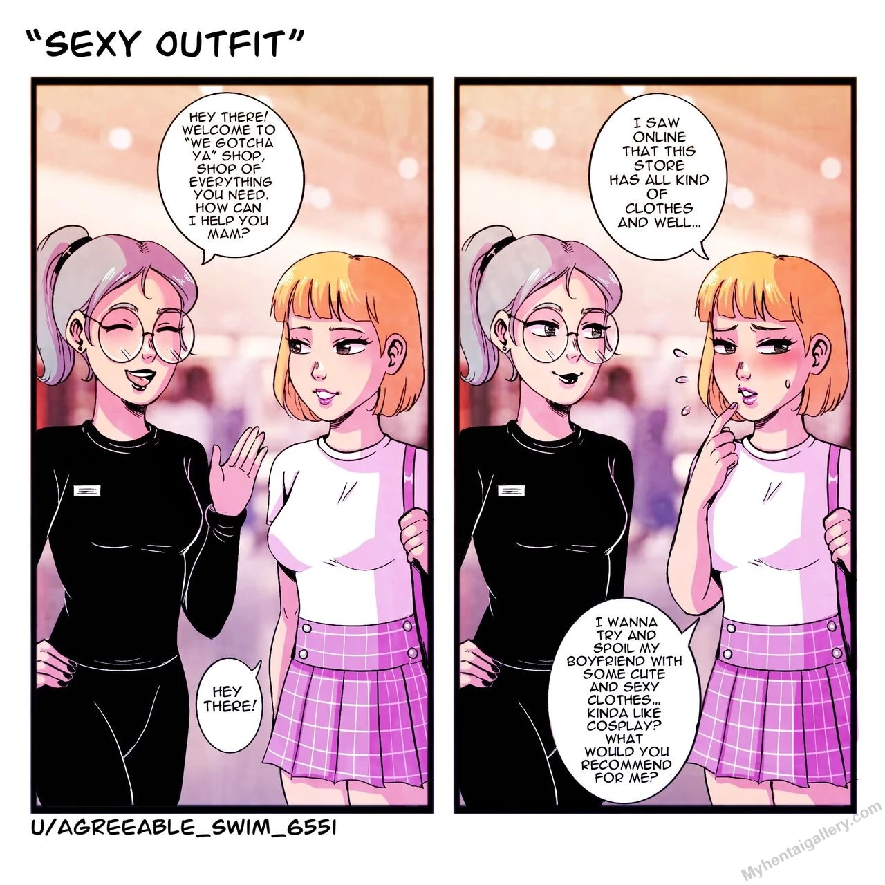 Sexy Outfit porn comic picture 1