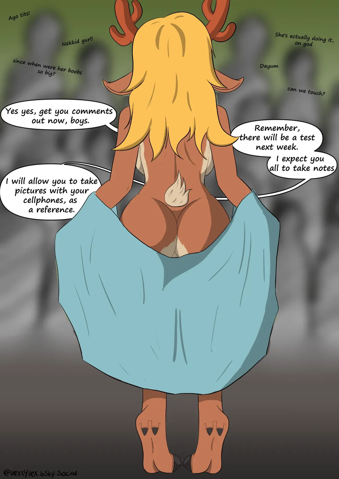 She Wants That Extra Credit porn comic picture 2