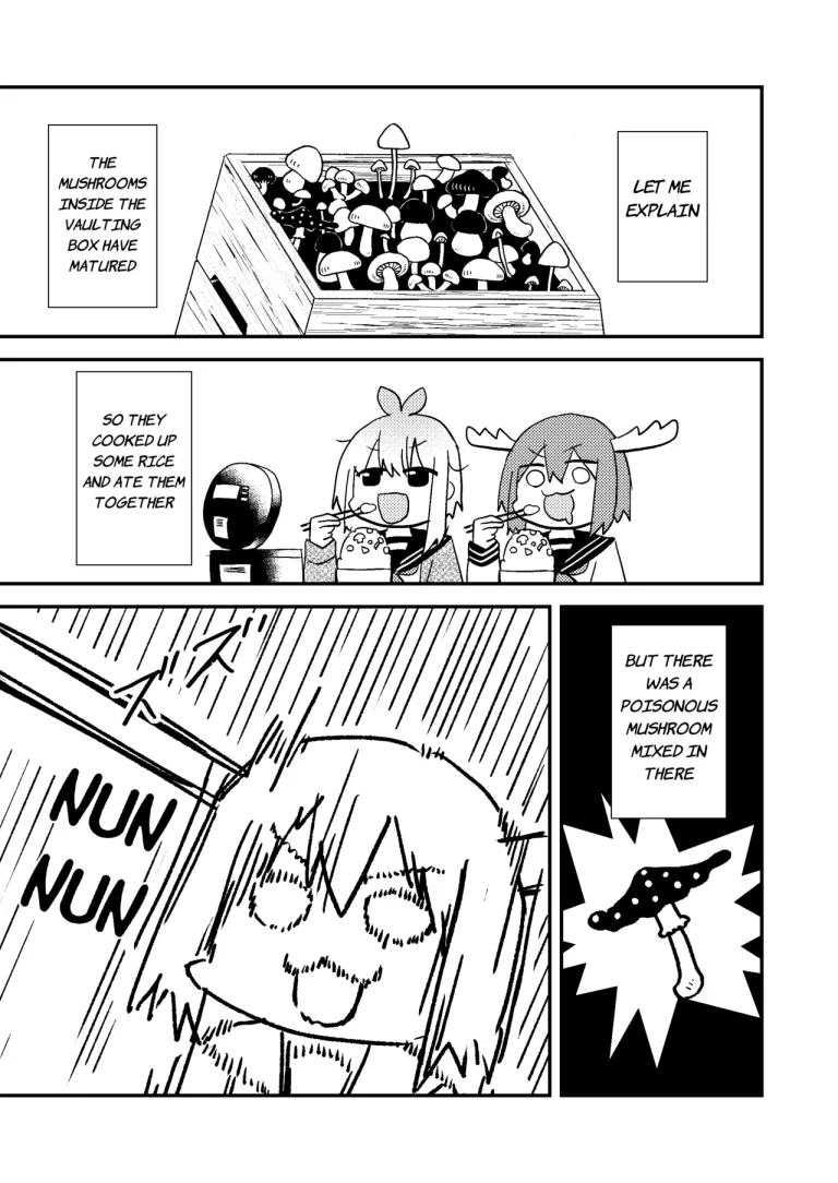 Shikanoko Rubbing Her Cock | Shikanoko Shikoshiko Ude Panpan porn comic picture 4