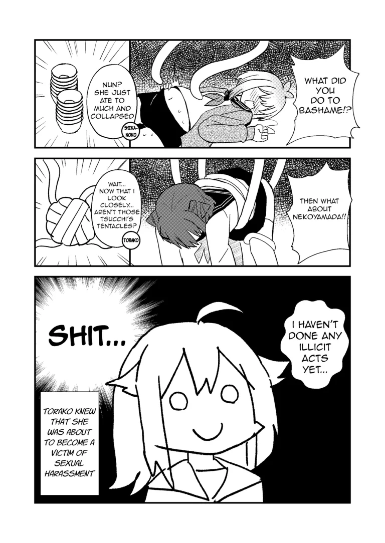 Shikanoko Rubbing Her Cock | Shikanoko Shikoshiko Ude Panpan porn comic picture 6