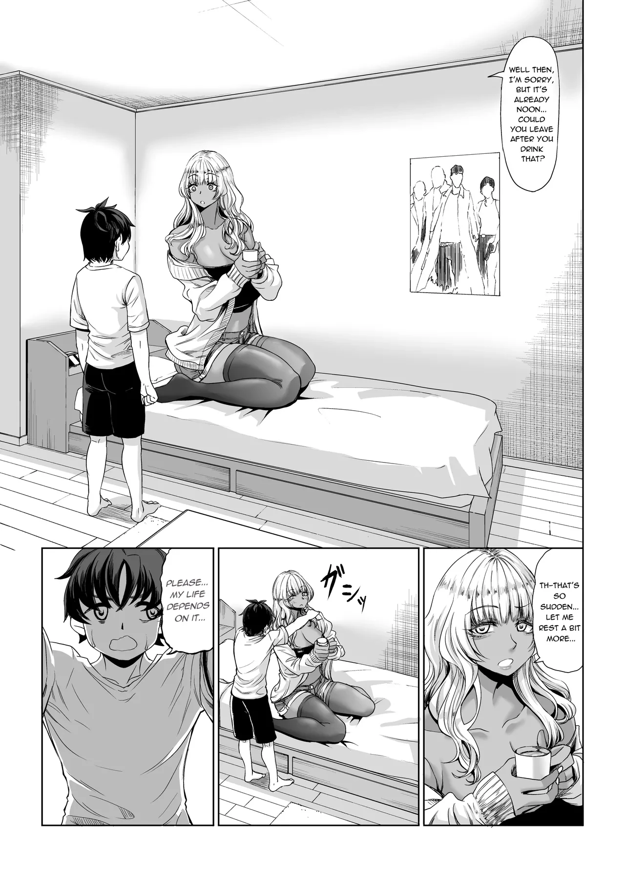 Shinchou 211 cm no Jirai-kei Joshi ni Nerawarete mou Nigerarenai 3 porn comic picture 12