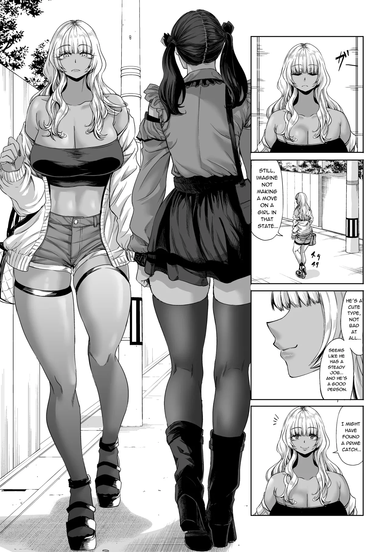 Shinchou 211 cm no Jirai-kei Joshi ni Nerawarete mou Nigerarenai 3 porn comic picture 14