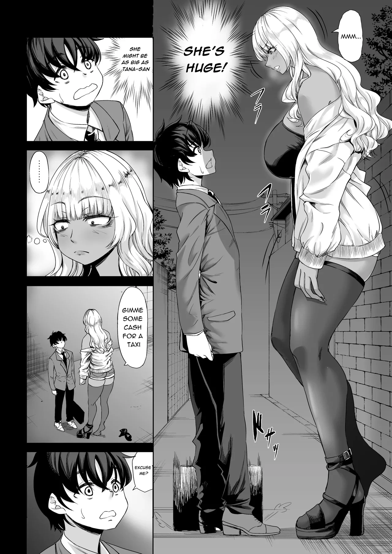 Shinchou 211 cm no Jirai-kei Joshi ni Nerawarete mou Nigerarenai 3 porn comic picture 4