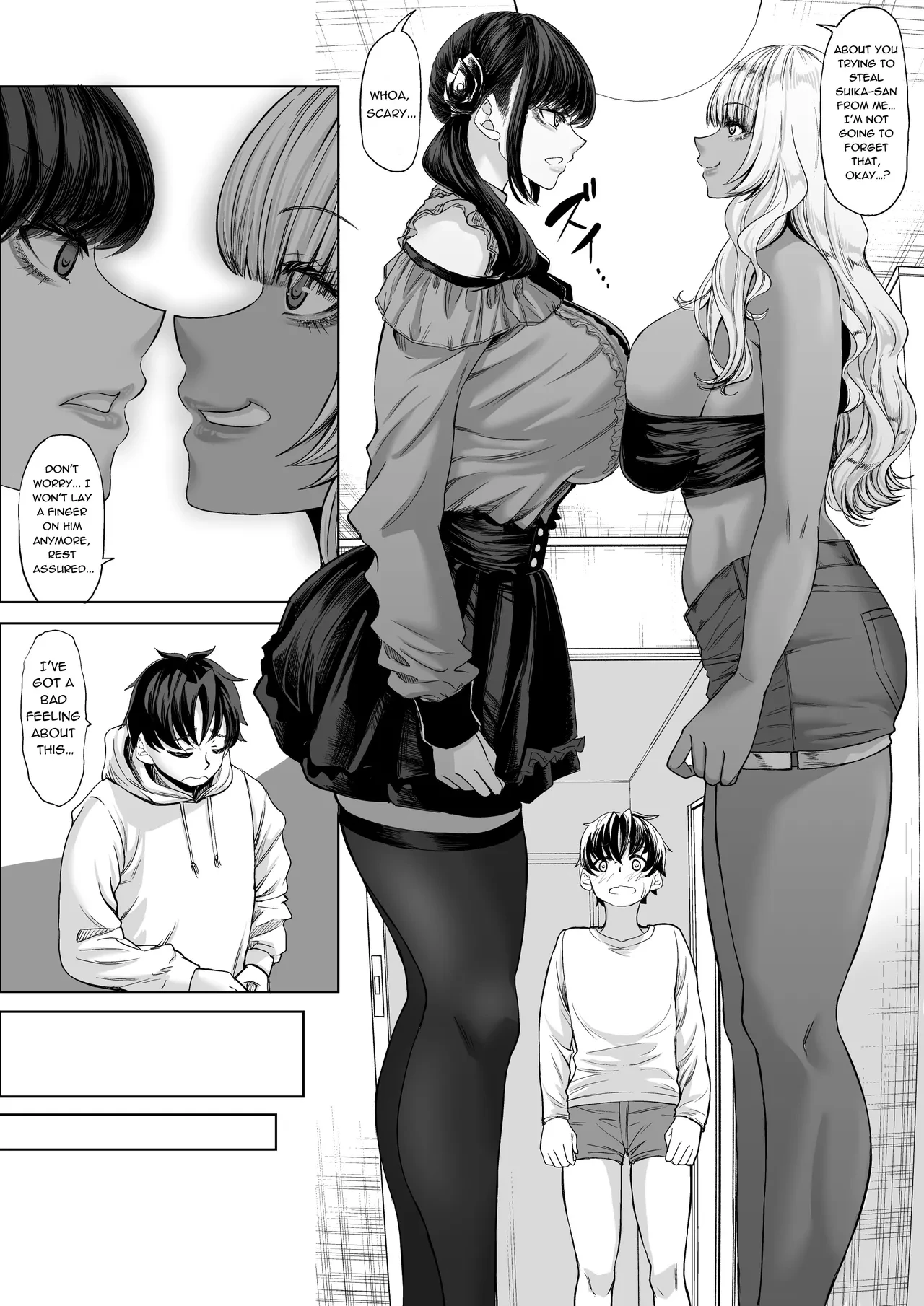 Shinchou 211 cm no Jirai-kei Joshi ni Nerawarete mou Nigerarenai 3 porn comic picture 56