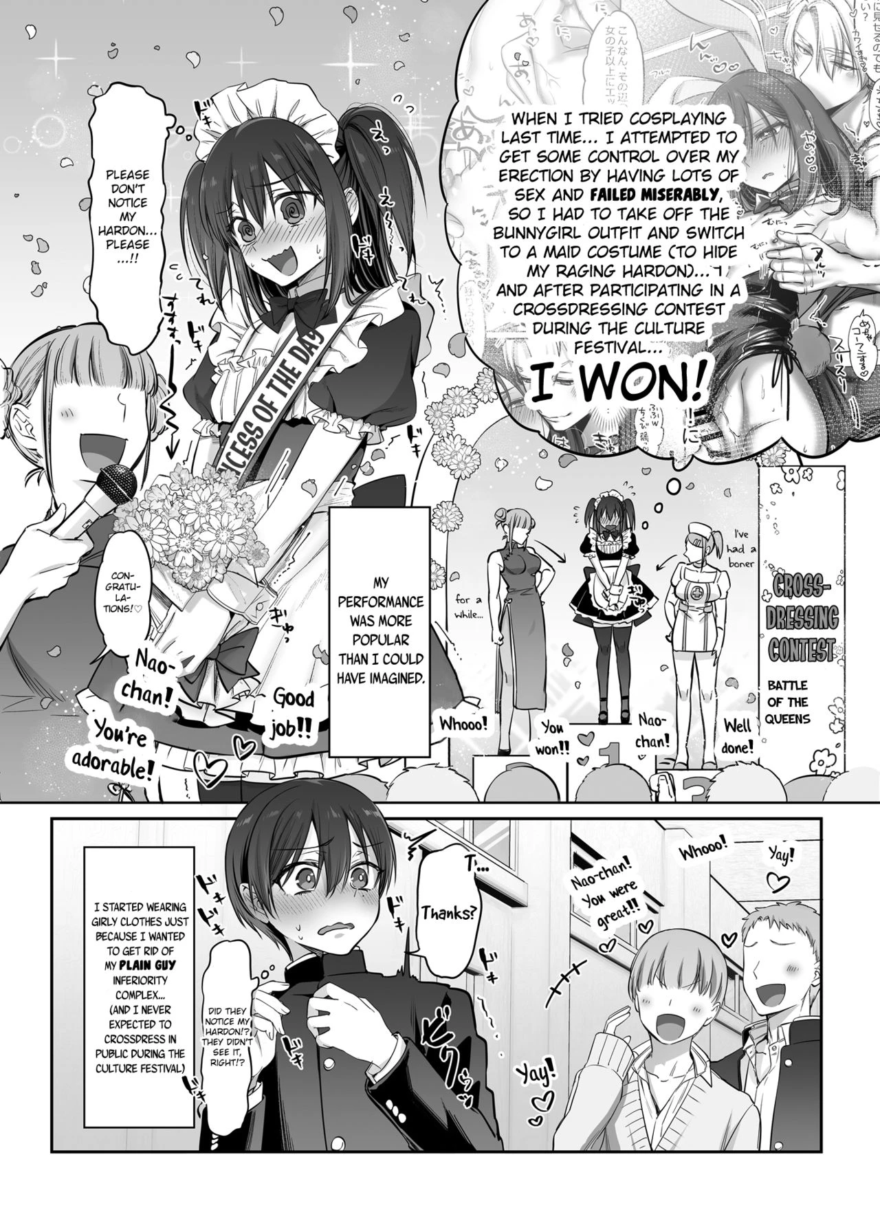 Shoshinsha Josou Danshi o Dokusen shite mita! porn comic picture 4