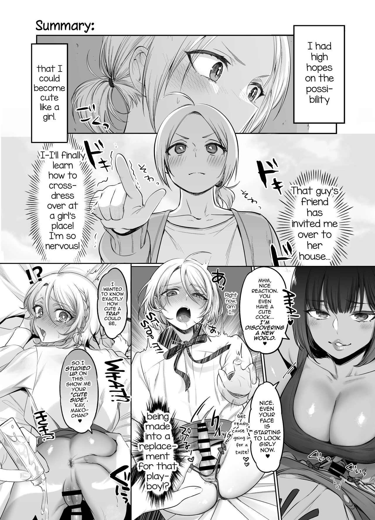 Shoshinsha Josou Danshi o Netotte Mita! porn comic picture 3