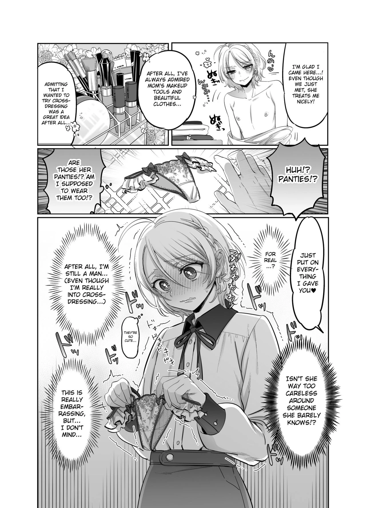 Shoshinsha Josou Danshi o Osotte Mita porn comic picture 10