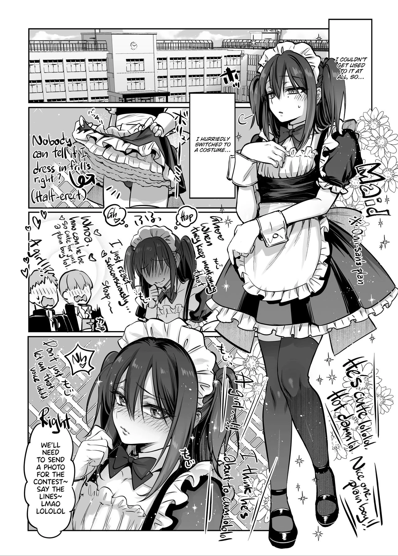 Shoshinsha Josou Danshi to Cosplay H shite mita! porn comic picture 32