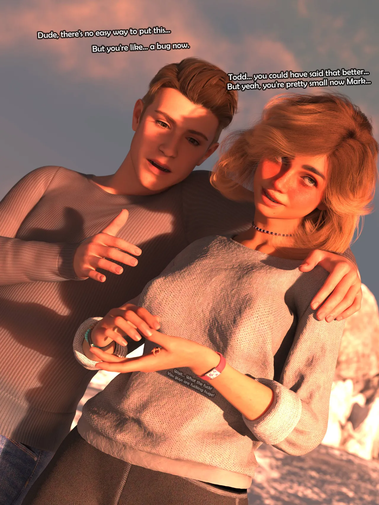 Shrunken Helpless Theirs porn comic picture 12