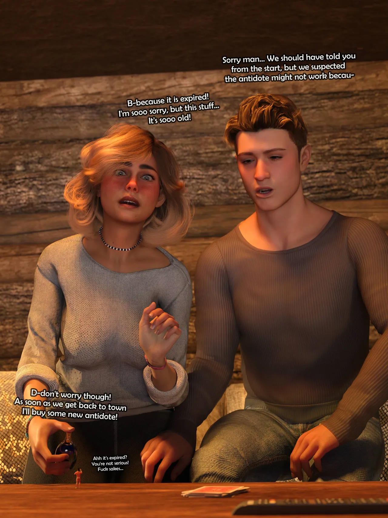 Shrunken Helpless Theirs porn comic picture 28