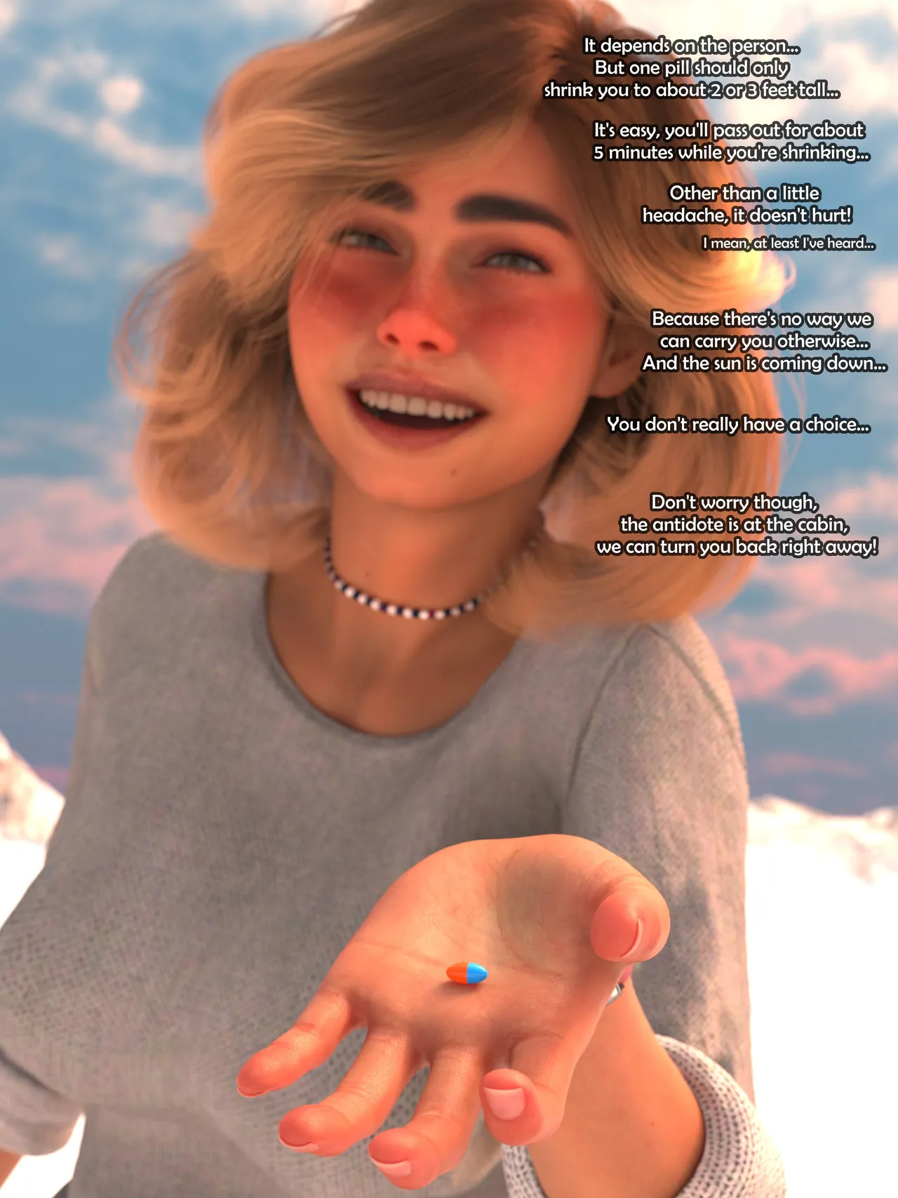 Shrunken Helpless Theirs porn comic picture 7