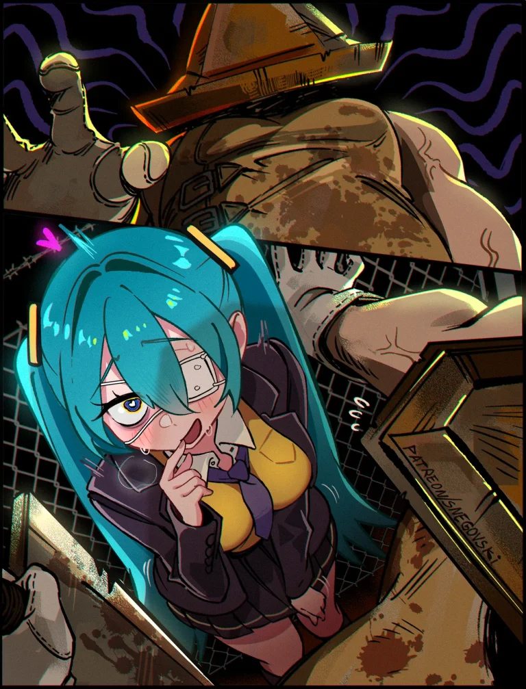 Silent Hill Miku porn comic picture 1