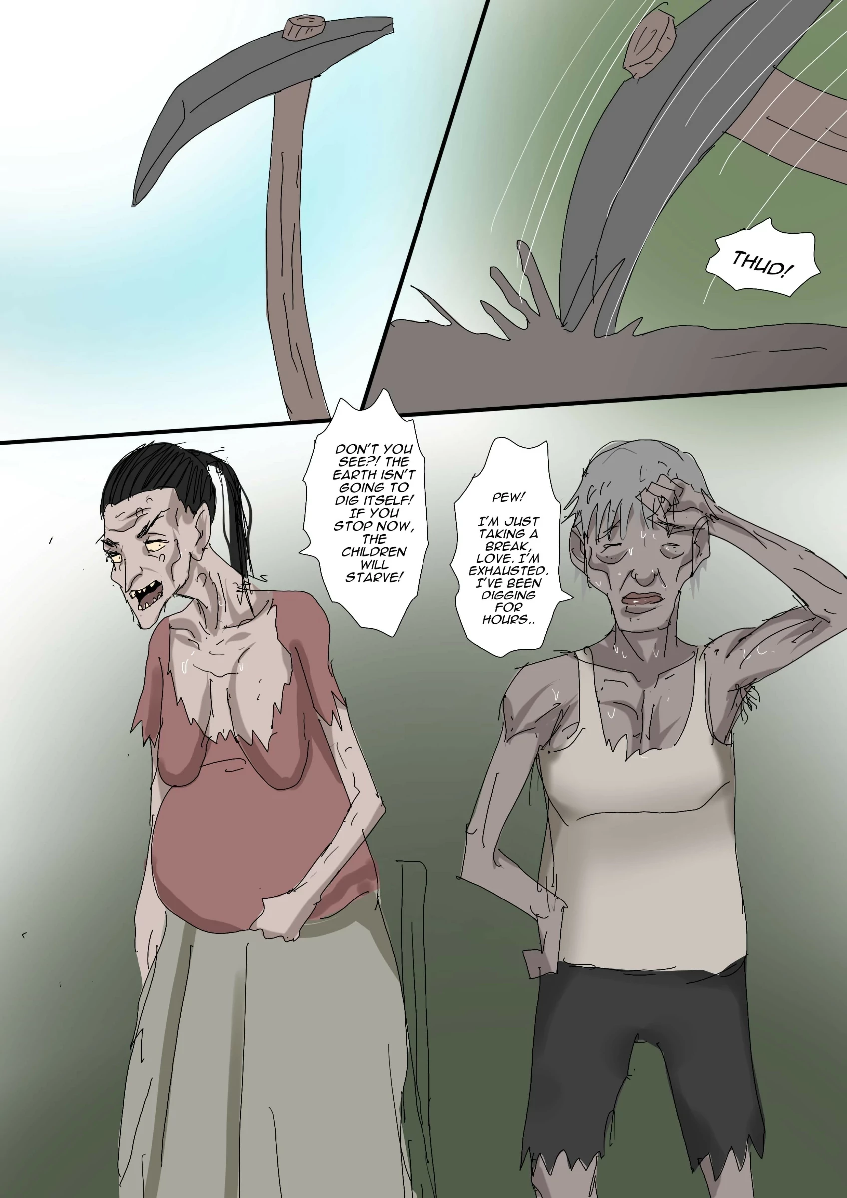 Sinful Lust - Lizana And The Homeless 3 porn comic picture 6