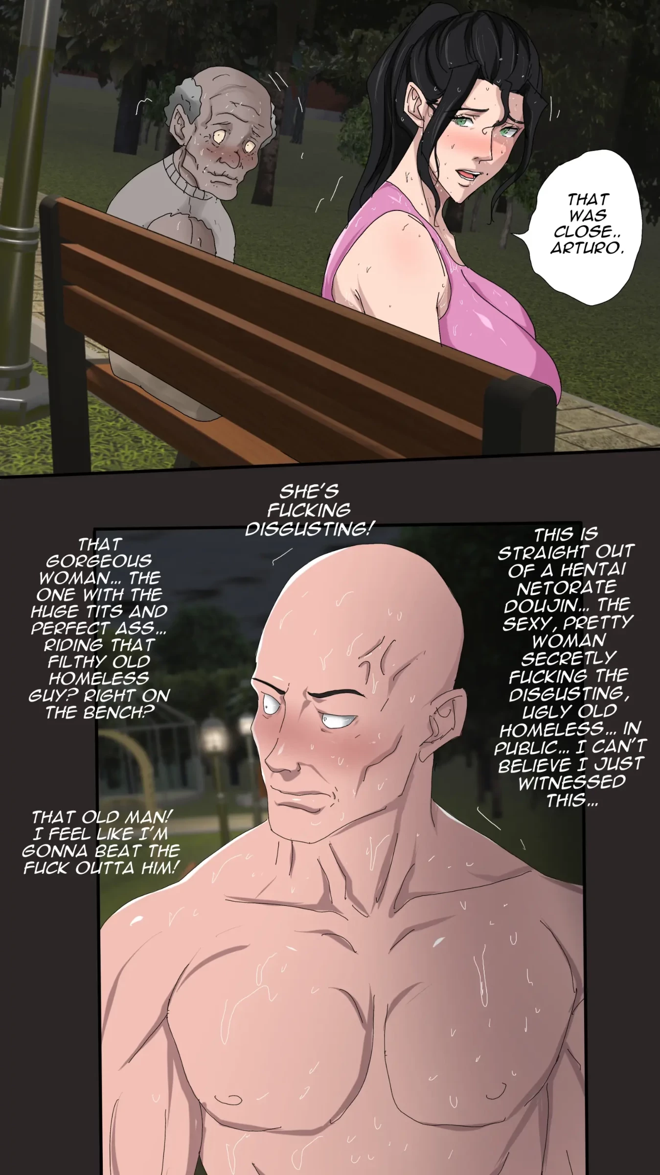 Sinful Lust - Lizana And The Homeless 4 porn comic picture 98