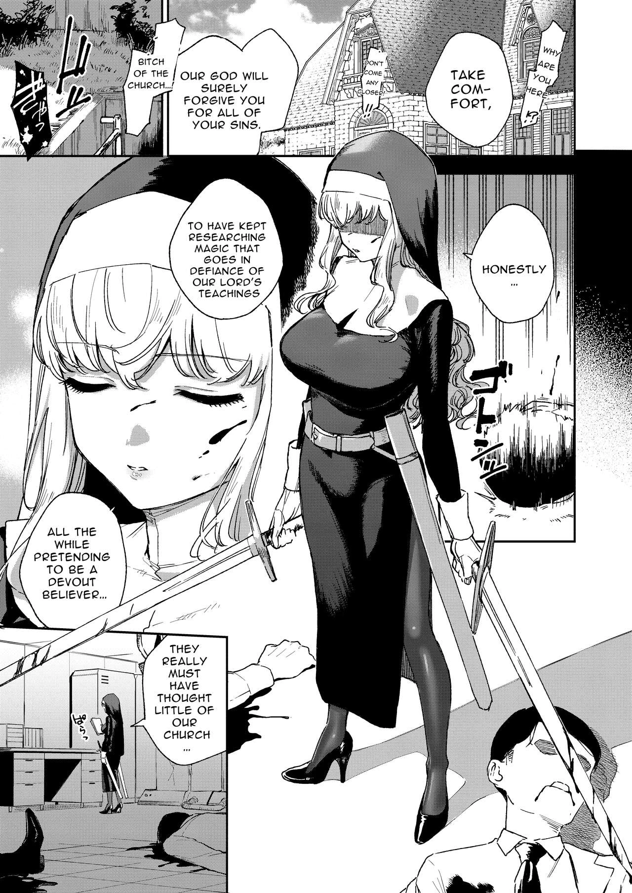 Sister Margaret no Junan | The Passion Of Sister Margaret porn comic picture 2