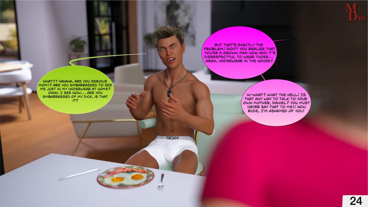 Slave Of A Cruel Son porn comic picture 26