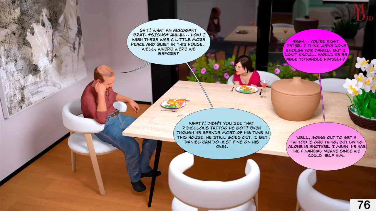 Slave Of A Cruel Son porn comic picture 78
