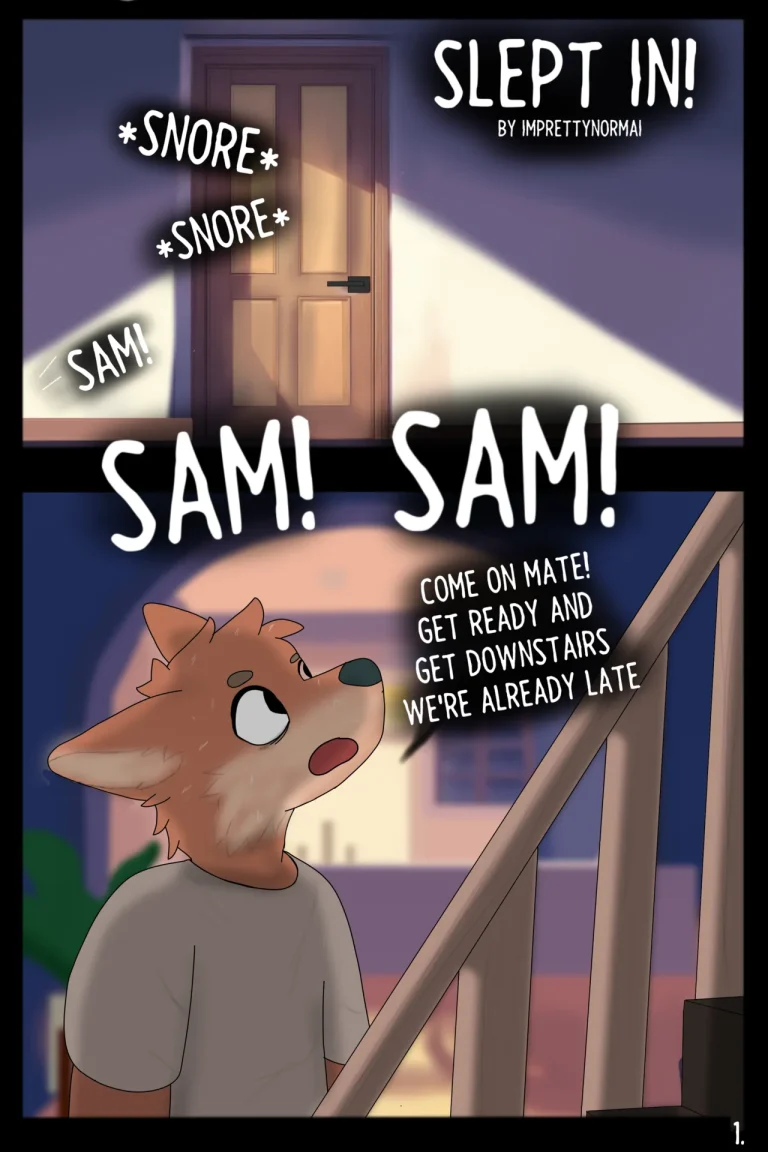 Slept In! porn comic picture 2