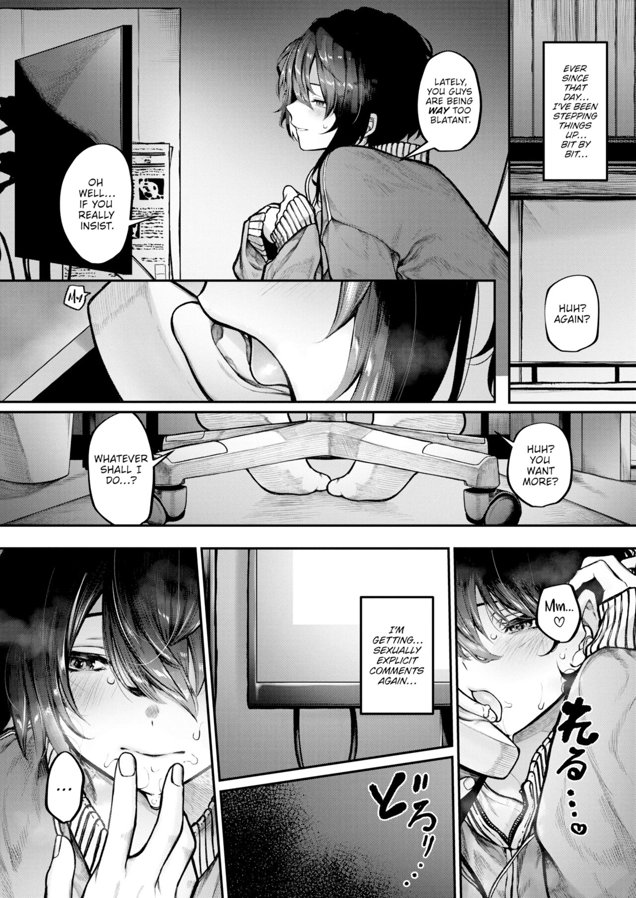 Solo Play porn comic picture 14