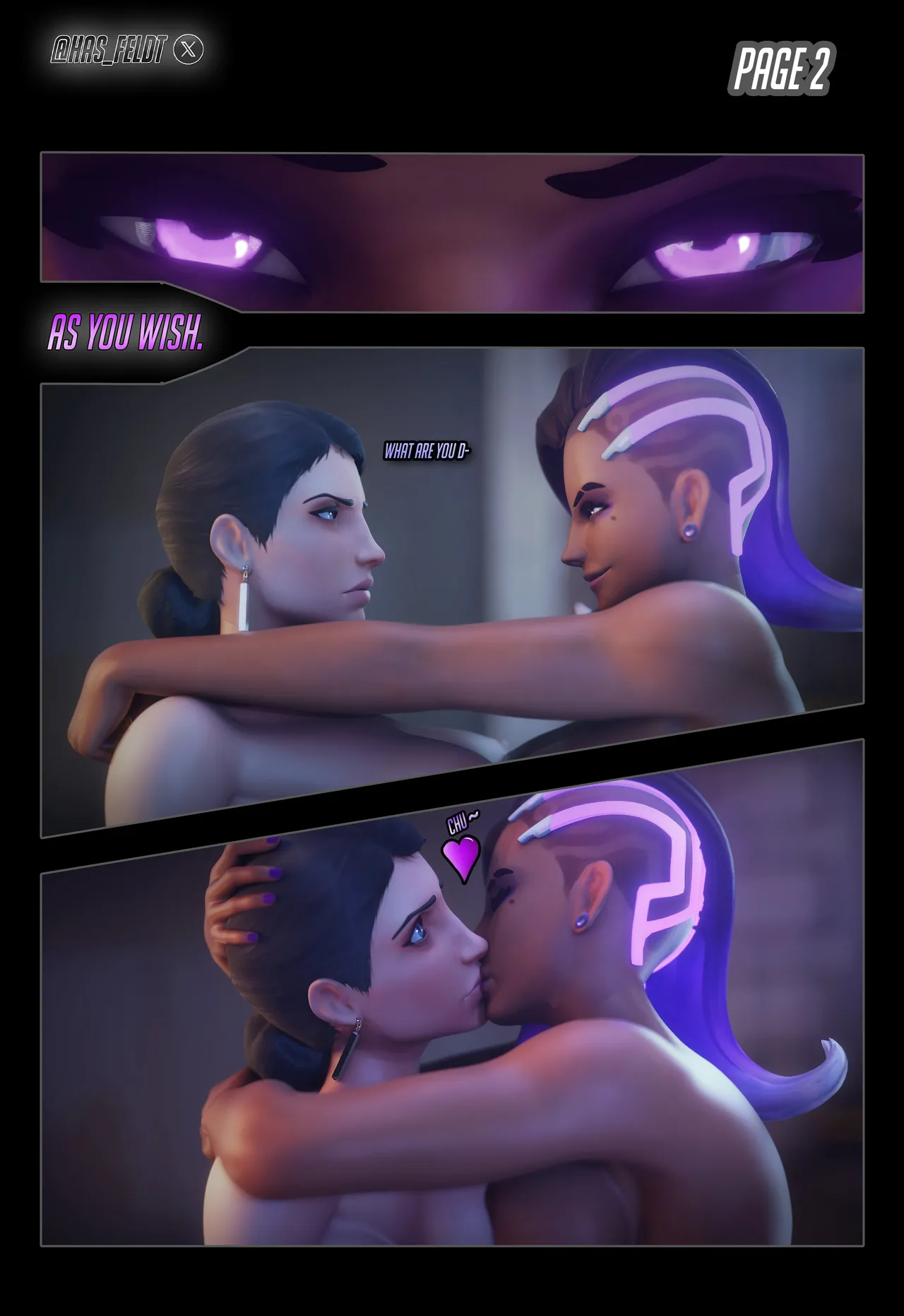 Sombra & Katya Volskaya porn comic picture 2