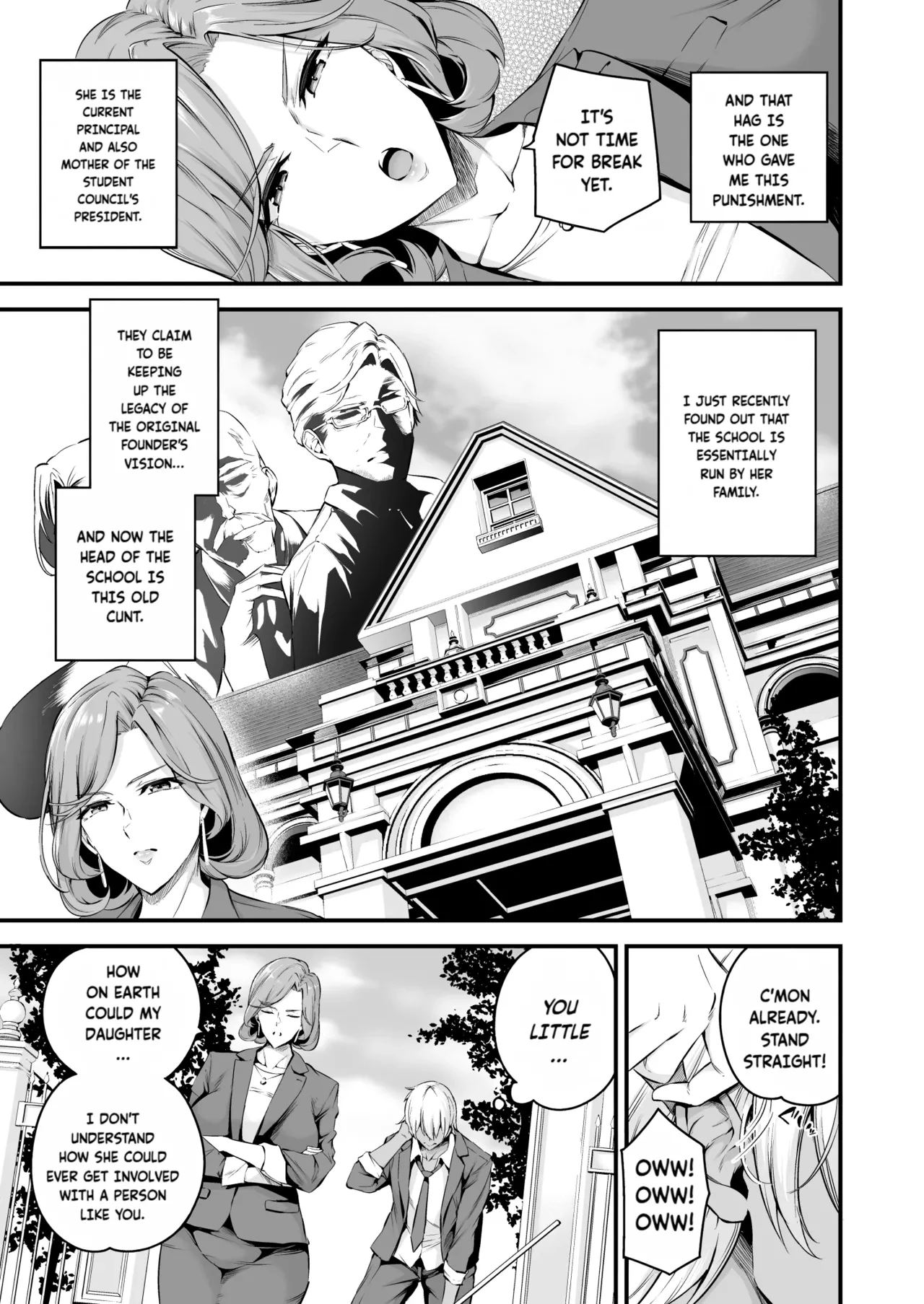 Sow President of the Shiramine Academy 1+2 | Shiramine Gakuen no Mesubuta Kaichou | porn comic picture 48