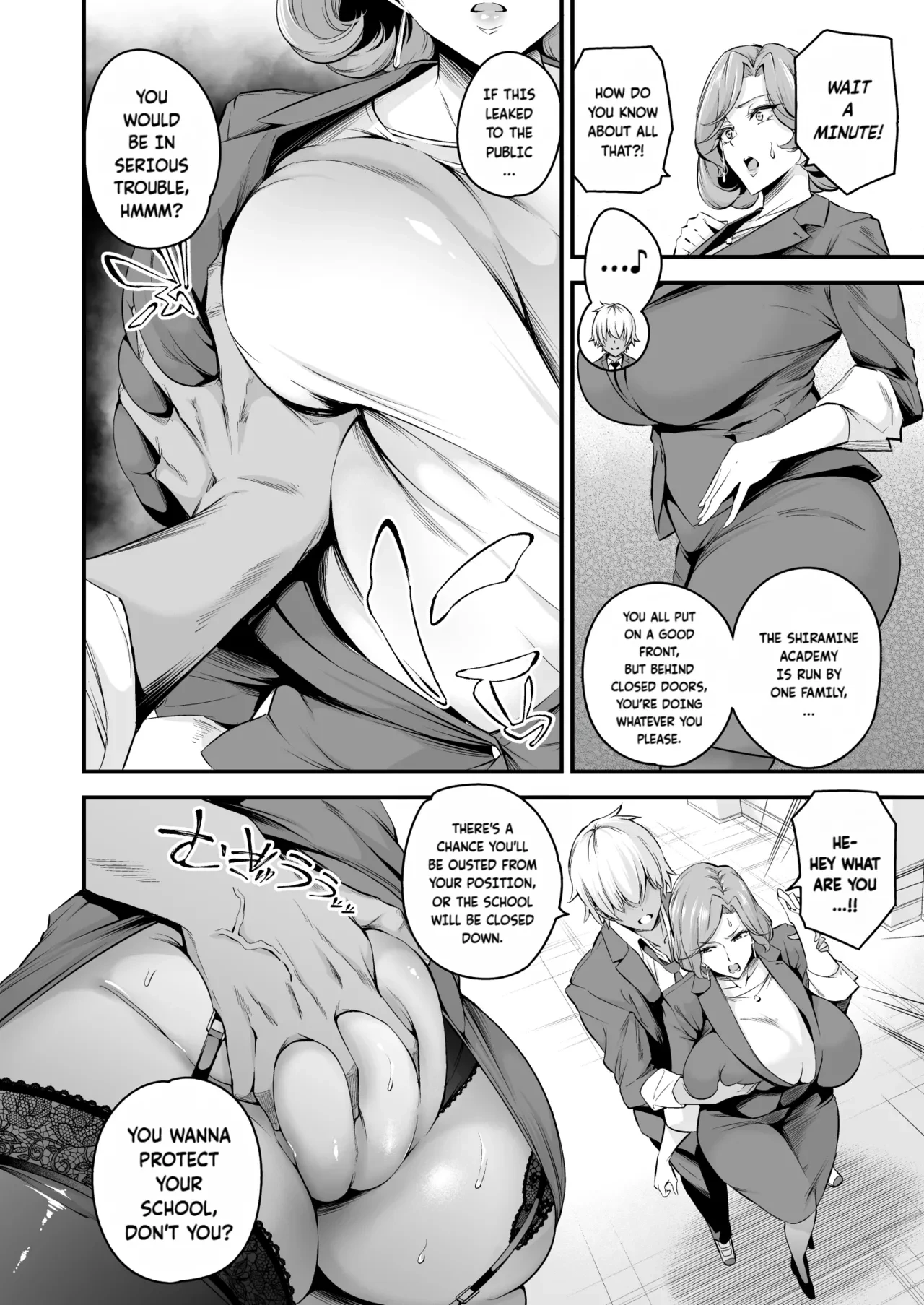 Sow President of the Shiramine Academy 1+2 | Shiramine Gakuen no Mesubuta Kaichou | porn comic picture 53