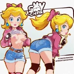 Soy-chan Princess Peach porn comic picture 1