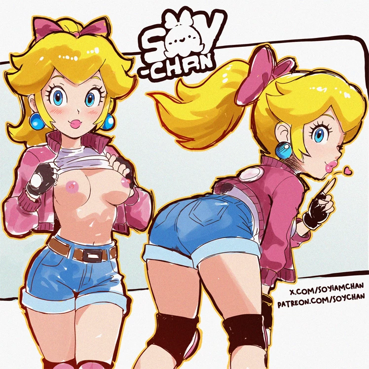 Soy-chan Princess Peach porn comic picture 1