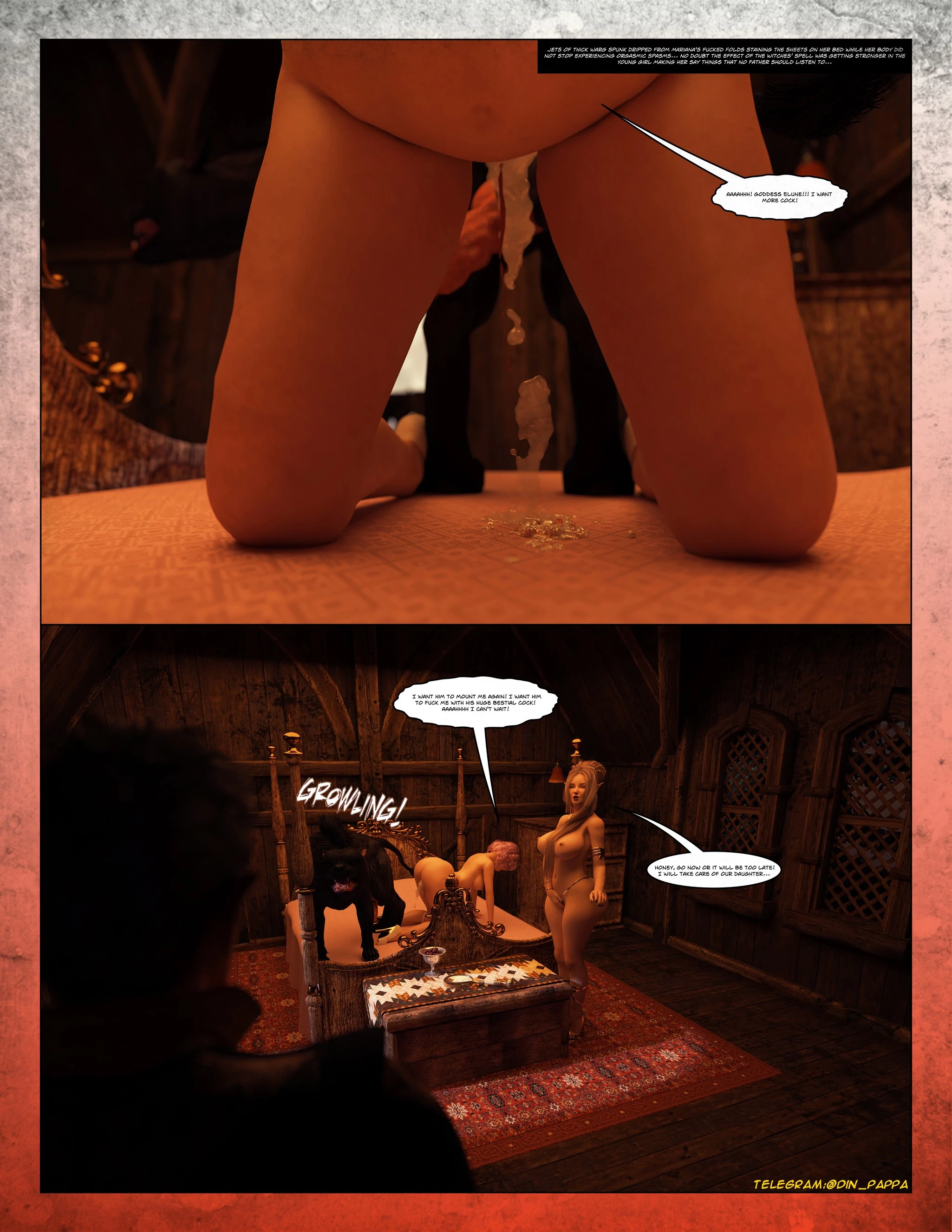Spell 4 porn comic picture 11