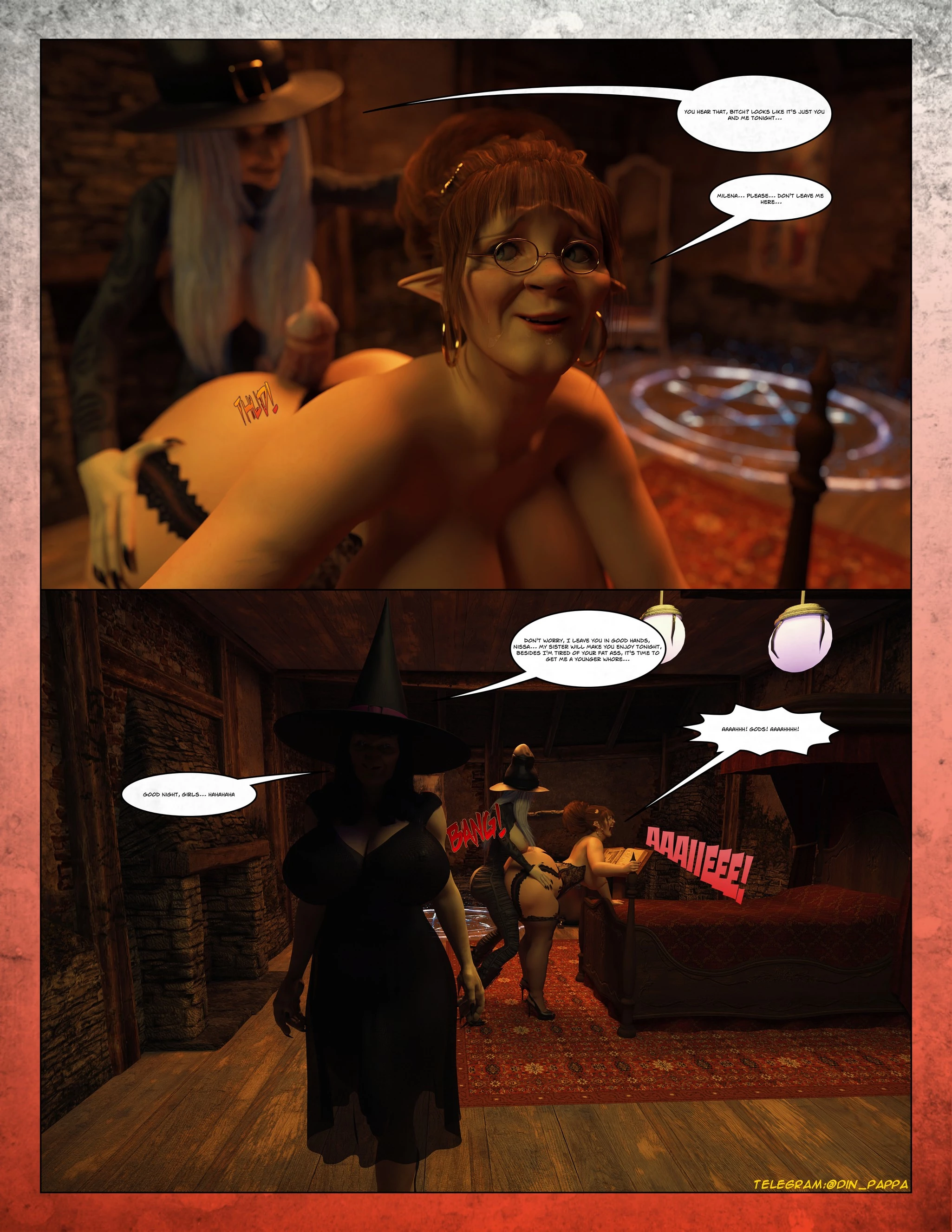 Spell 4 porn comic picture 20