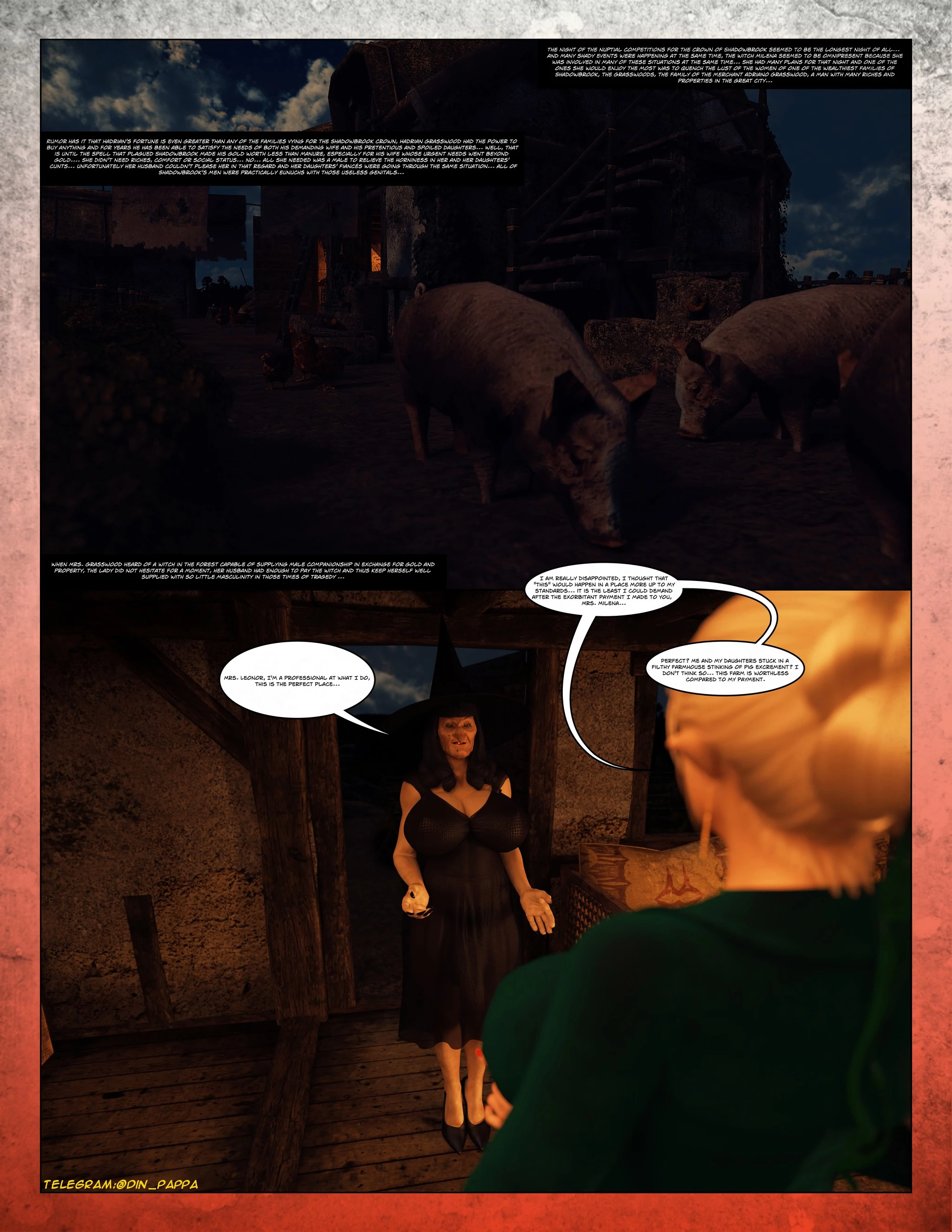 Spell 4 porn comic picture 21