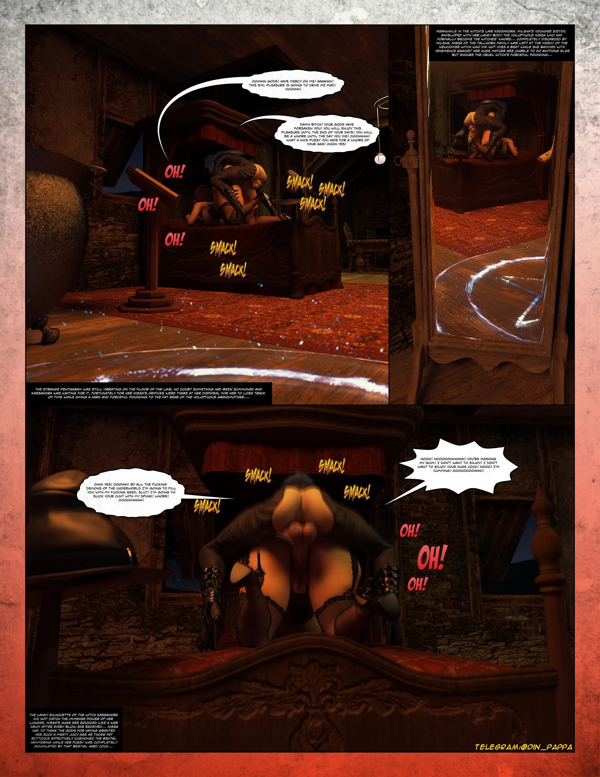 Spell 4 porn comic picture 36