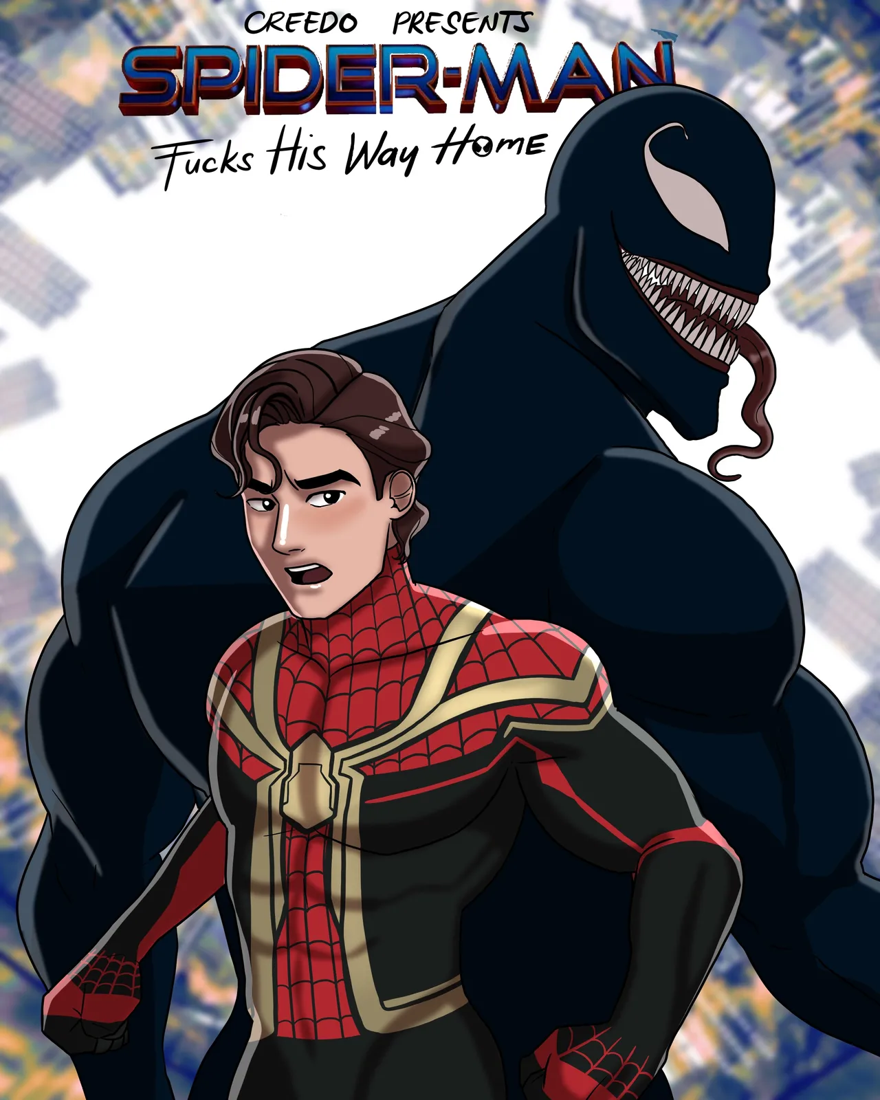 Spider-Man Fucks His Way Home porn comic picture 1