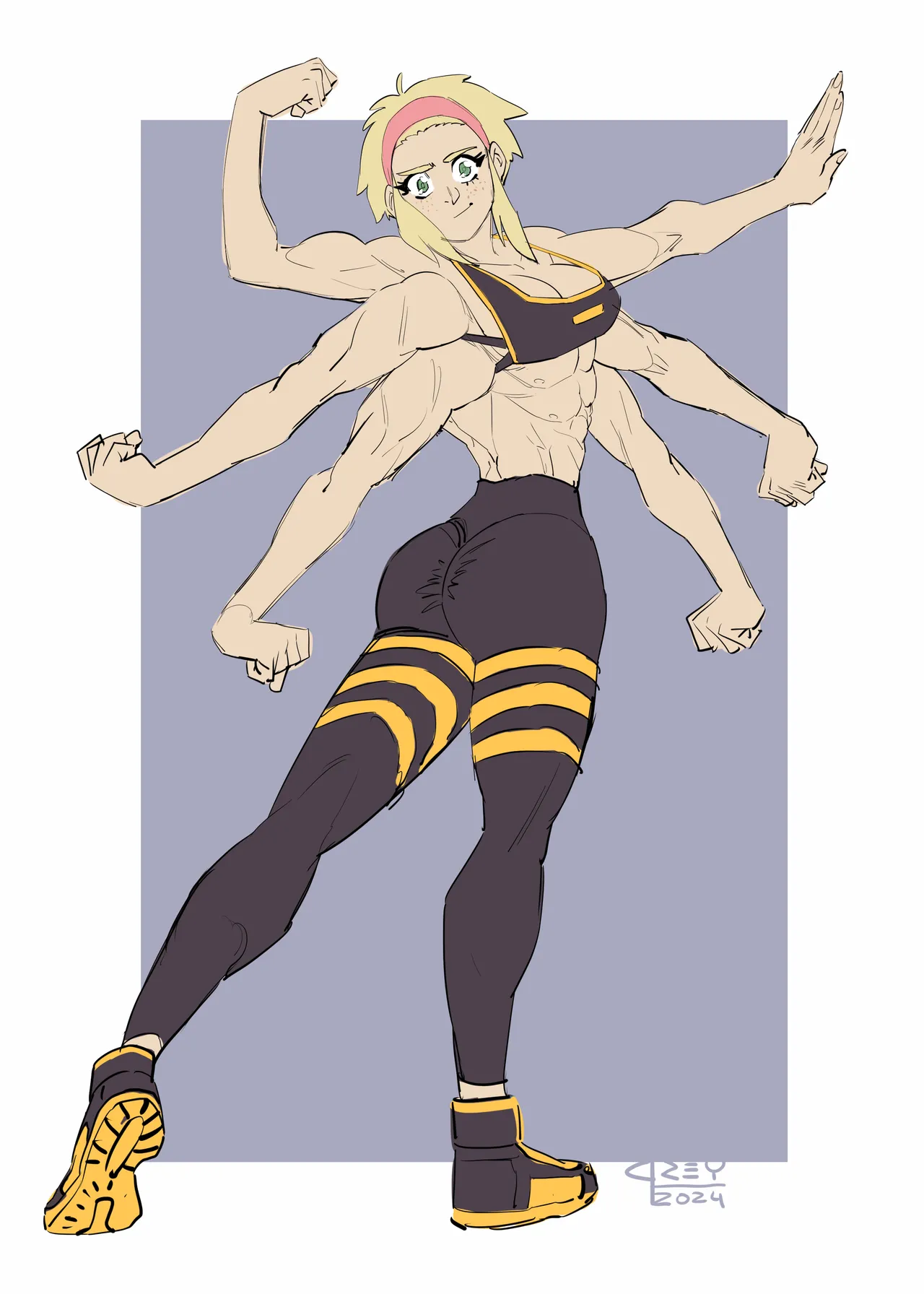 Spinny and Mecha Maid Hit the Gym porn comic picture 22
