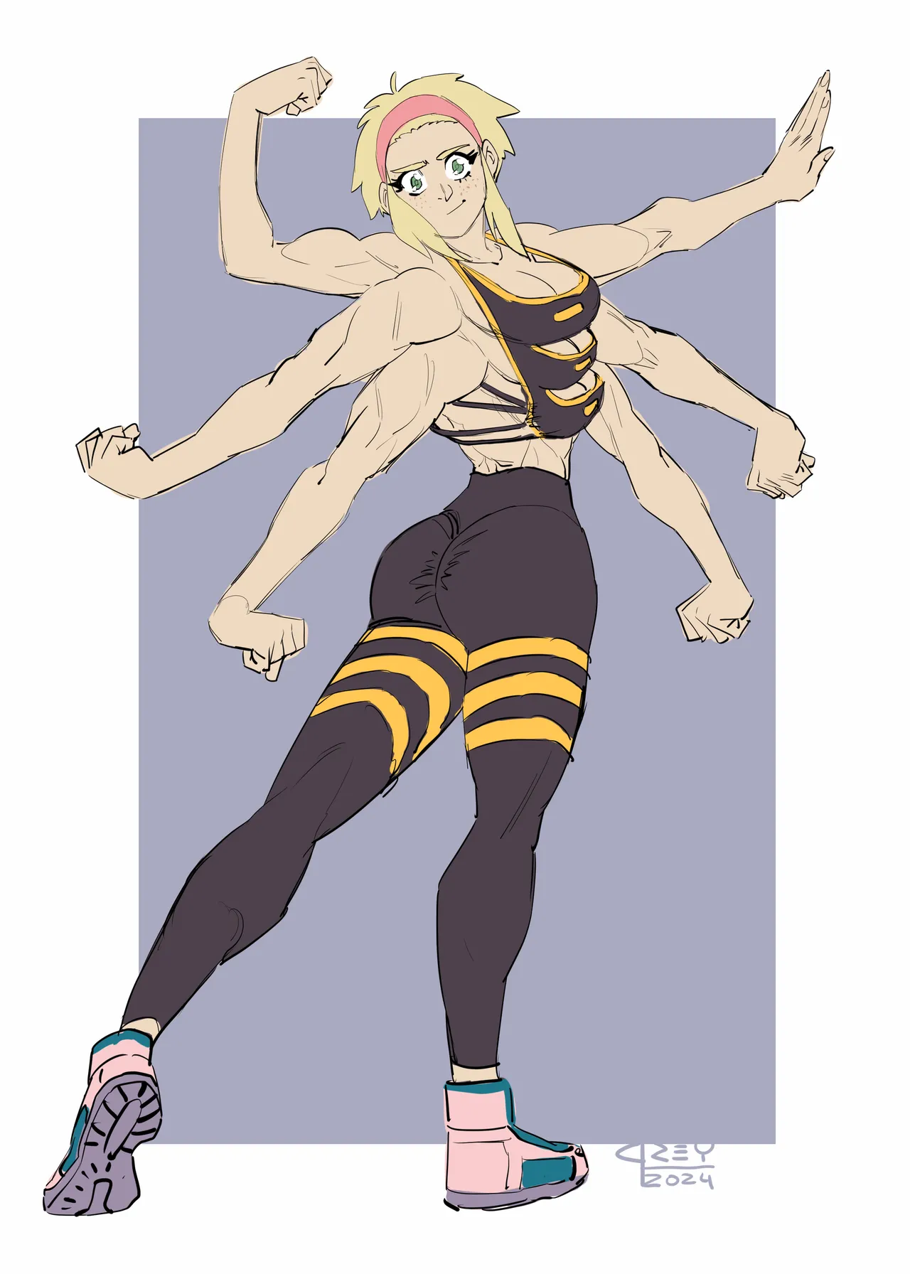 Spinny and Mecha Maid Hit the Gym porn comic picture 23