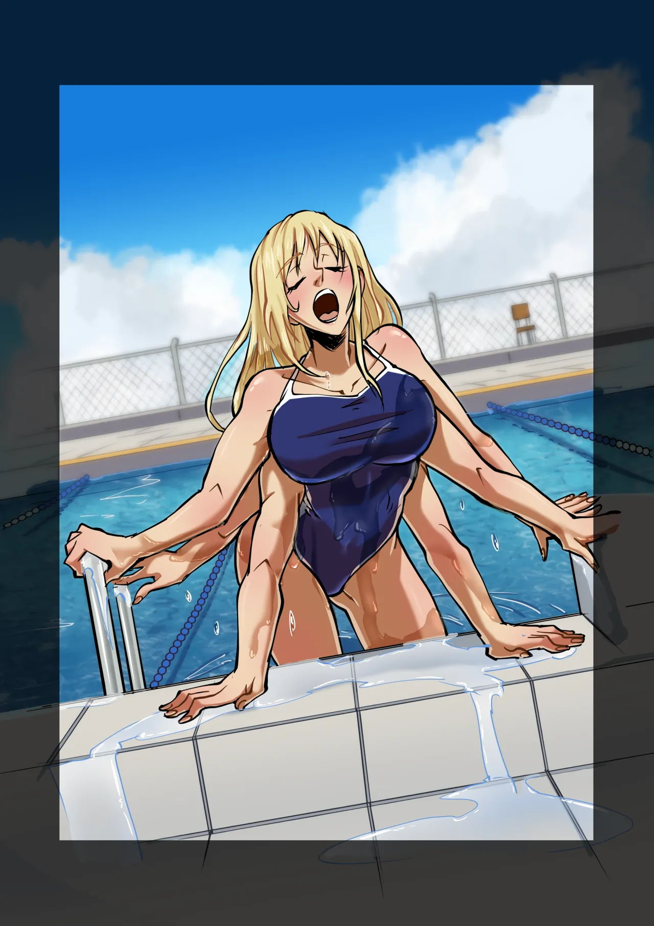 Spinny and Mecha Maid Hit the Gym porn comic picture 31