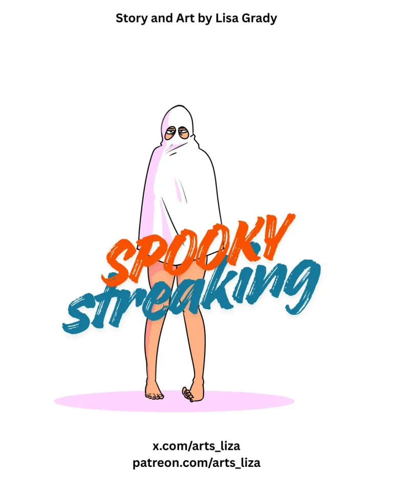 Spooky Streaking porn comic picture 1