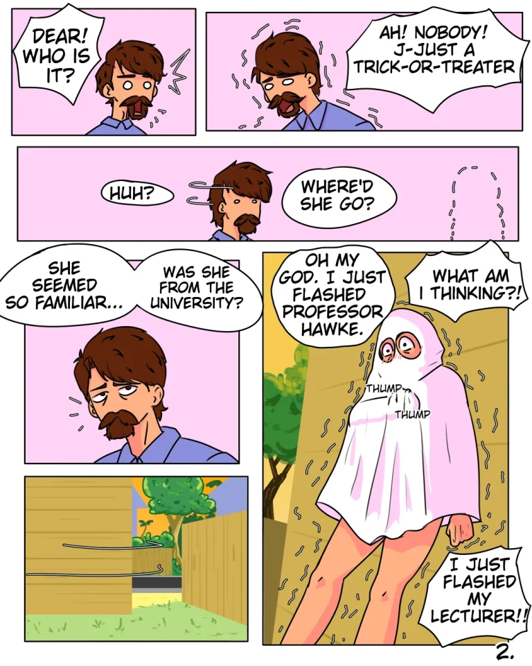 Spooky Streaking porn comic picture 3