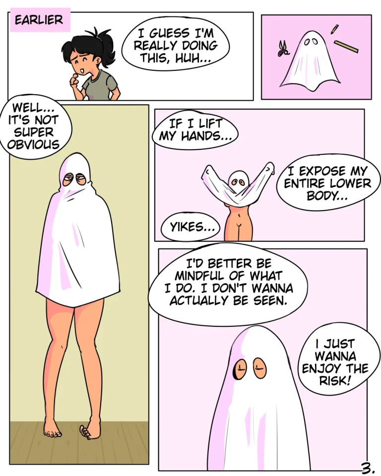 Spooky Streaking porn comic picture 4
