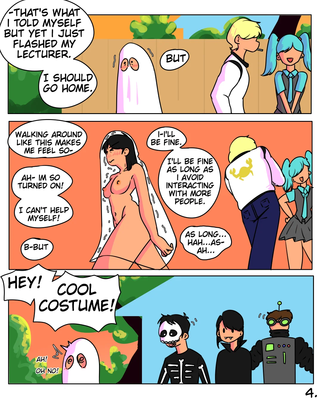 Spooky Streaking porn comic picture 5