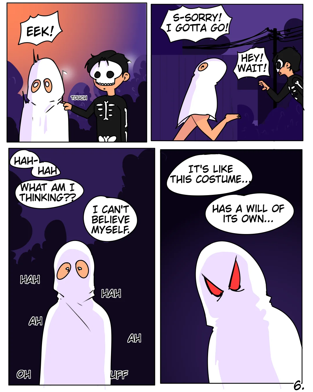 Spooky Streaking porn comic picture 7