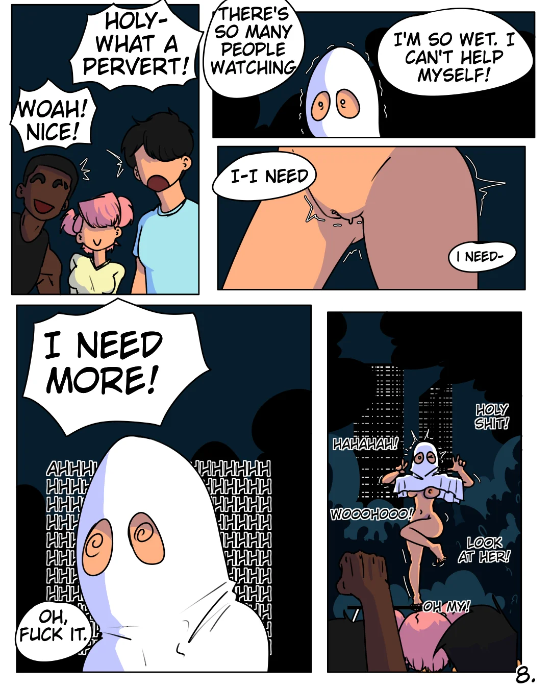 Spooky Streaking porn comic picture 9