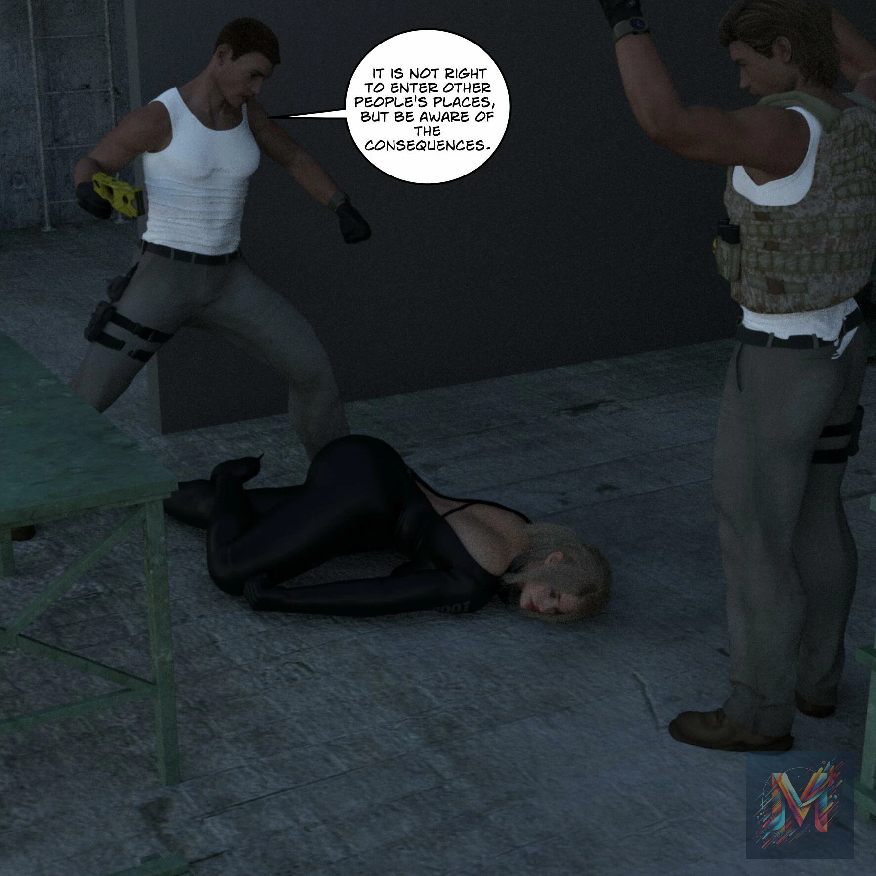 Spy Game porn comic picture 25