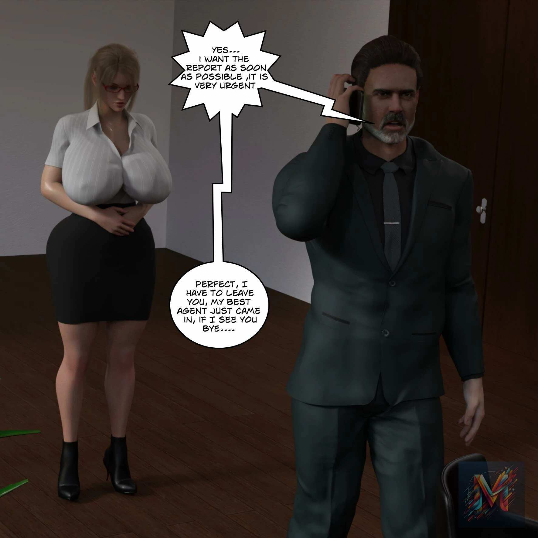 Spy Game porn comic picture 4
